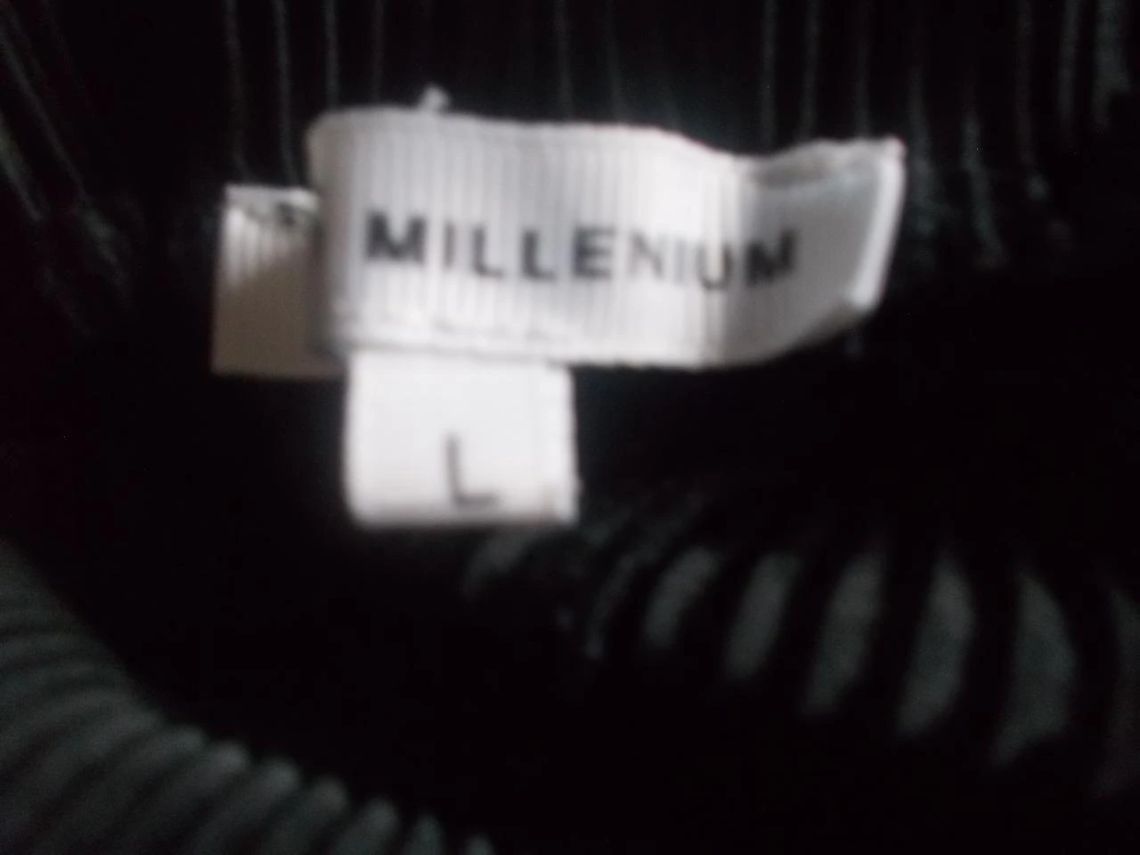 Pantalón fluido plisado negro Millenium – Talla L (40/42) – photo 4